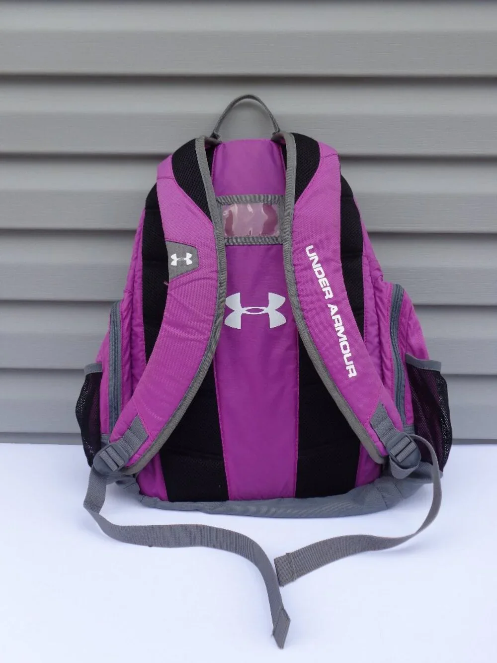 Under Armour Backpack Scrimmage Gym Workout Overnight Laptop Sports Bag Purple